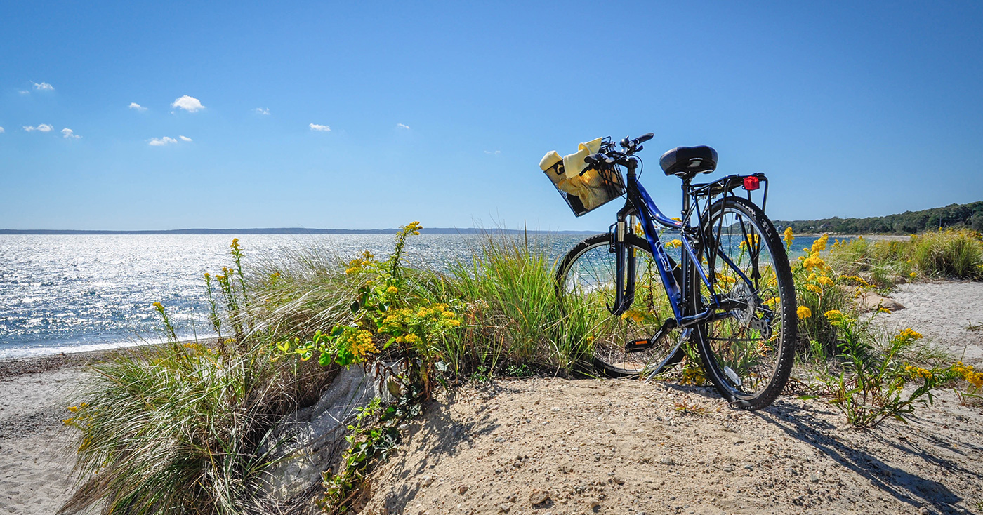 bicycle on a beach