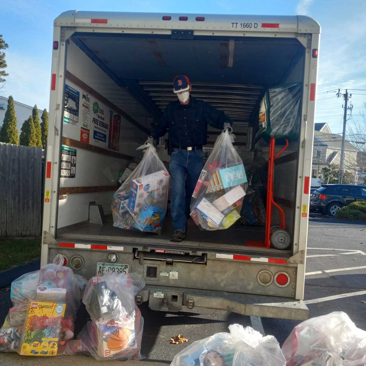 Truck full of toys